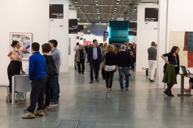 İnsanlar Miart 2017, Milano, İtalya ziyaret