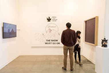 İnsanlar Miart 2017, Milano, İtalya ziyaret