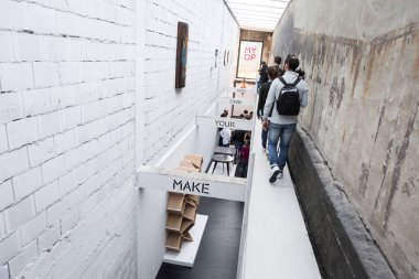 İnsanlar Fuorisalone 2017, Milano, İtalya ziyaret