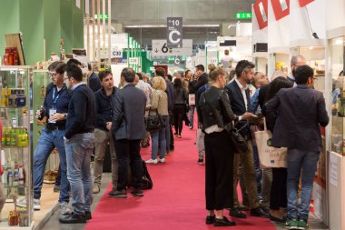 İnsanlar Tuttofood 2017, Milano, İtalya ziyaret