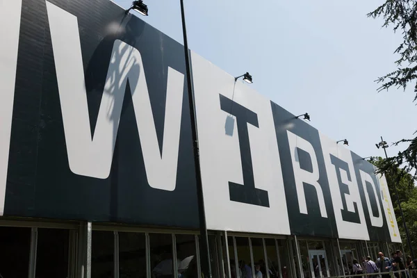 Вход на Wired Next Fest в Милане, Италия — стоковое фото