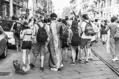 İnsanlara gurur geçit 2017, Milano, İtalya