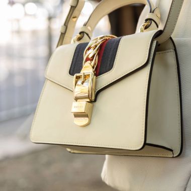Ayrıntı çanta Milan kadın moda haftası