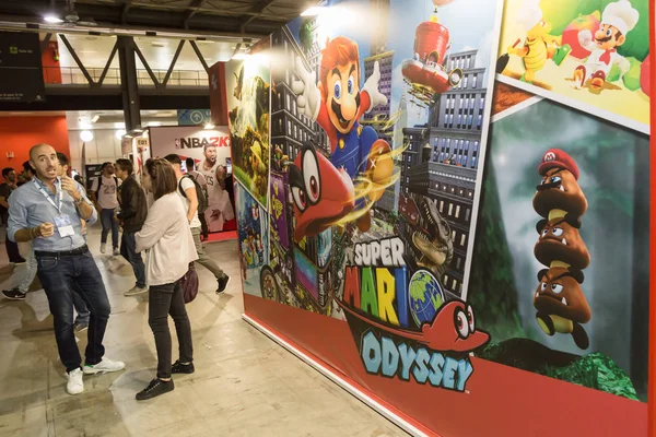 People at Games Week 2017 a Milano — Foto Stock