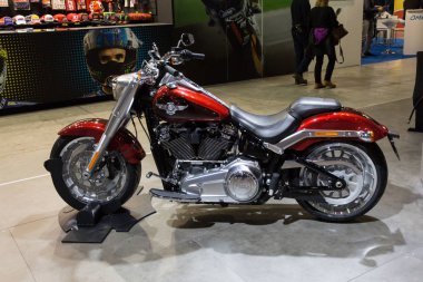 Motosiklet ekranda Eicma 2017, Milano, İtalya