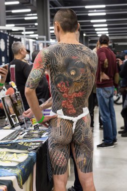 Tattoed adama Milan dövme Kongre 2018, İtalya