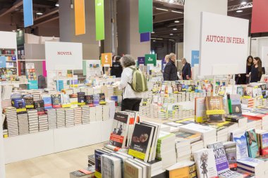 İnsanlar tempo di Libri 2018, Milano, İtalya ziyaret