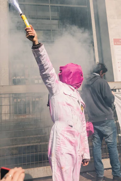 Students celebrating the International Wome's Day — Stock Photo, Image