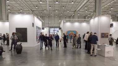 İnsanlar Miart 2018, Milano, İtalya ziyaret