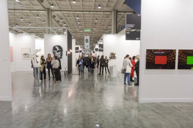 İnsanlar Miart 2018, Milano, İtalya ziyaret