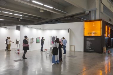 İnsanlar Miart 2018, Milano, İtalya ziyaret