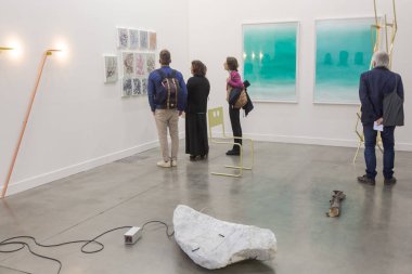 İnsanlar Miart 2018, Milano, İtalya ziyaret