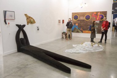 İnsanlar Miart 2018, Milano, İtalya ziyaret