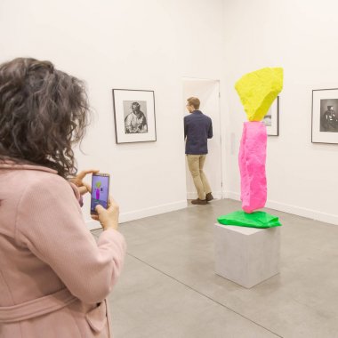 İnsanlar Miart 2018, Milano, İtalya ziyaret