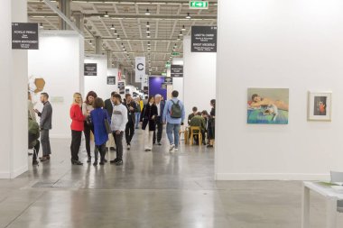 İnsanlar Miart 2018, Milano, İtalya ziyaret