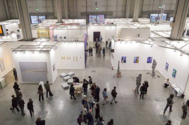 Üstten Görünüm Miart 2018, Milano, İtalya