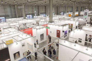 Üstten Görünüm Miart 2018, Milano, İtalya