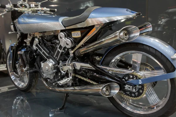 Motorbike on dispaly at EICMA 2019 in Milan, Italy — Stock Photo, Image