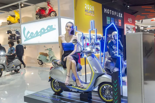 Μοτοσικλέτα σε dispaly στο Eicma 2019 στο Μιλάνο, Ιταλία — Φωτογραφία Αρχείου