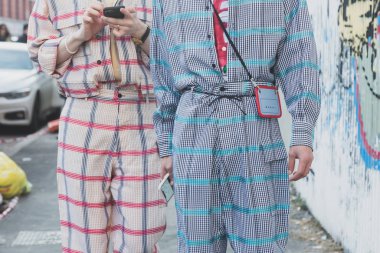 Milan Erkekler Moda Haftası 'nda şık erkekler