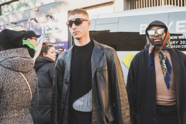 Milan Erkekler Moda Haftası 'nda şık erkekler