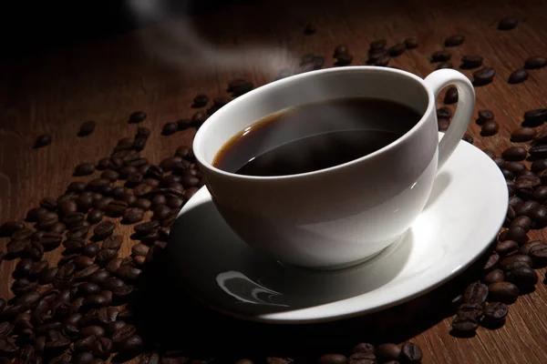 Vida de alféizar de café con taza de café — Foto de Stock