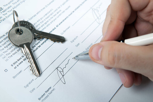 метафора услуг по недвижимости в новом жилье
