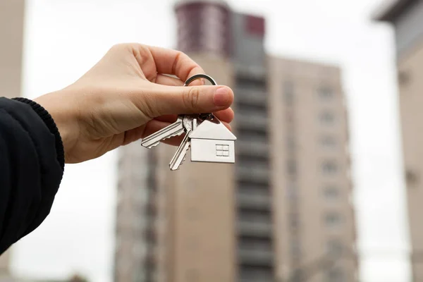 Métaphore des services immobiliers dans les logements neufs — Photo