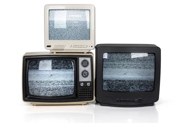 Retro Tv zásobníku — Stock fotografie