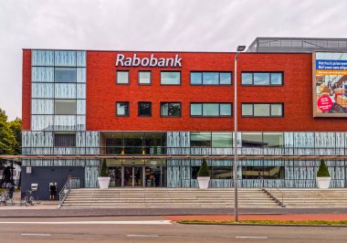 The rabobank building in breda city, popular finance company, Breda, The Netherlands 17 july, 2019
