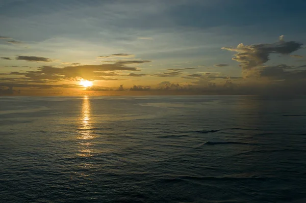 Aerial view of a sunset over Caribbean Island of Grand Turk — Stock Photo, Image