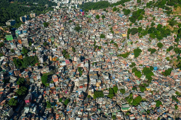 Bela Vista Aérea Rocinha Favela Rio Janeiro — Fotografia de Stock