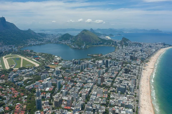 Brezilya 'daki Rio de Janeiro şehrinin kuş bakışı görüntüsü