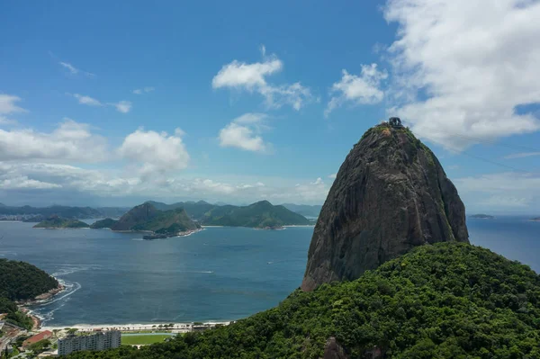 Sugarloaf Mountain Guanabara Bay Rio Janeiro Brazil — Stock Photo, Image