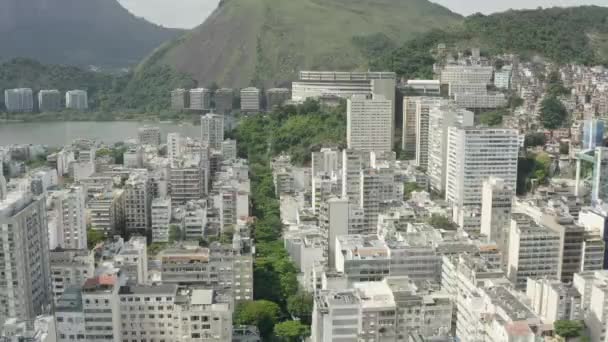Eksperymentalne Zdjęcie Lotnicze Rio Janeiro — Wideo stockowe