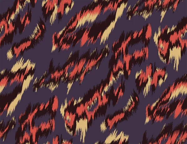 Patrón Leopardo Diseño Africano Abstracto Sin Costuras Impresión Textil Diseño — Vector de stock
