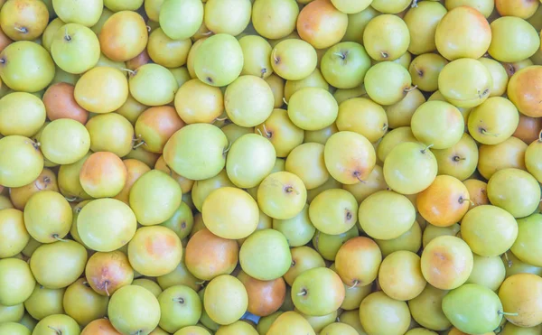 Jujube, jujuba indiana, maçã de macaco, bolas verdes pilha foi simila — Fotografia de Stock