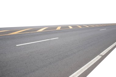 Asfalt arka plan dokusu ile yol çizgi o ile bazı ince taneli