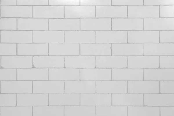 Background of old vintage white brick wall — Stock Photo, Image