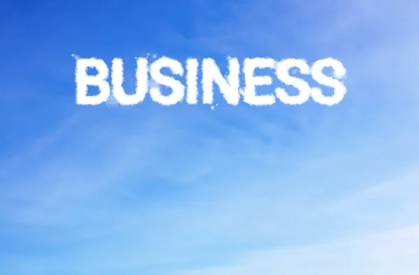 Business Cloud Himmel Bakgrund — Stockfoto