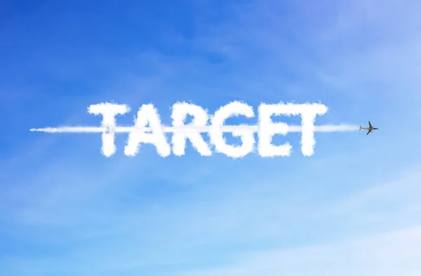 Target Cloud Air Sky Background — Stock Photo, Image