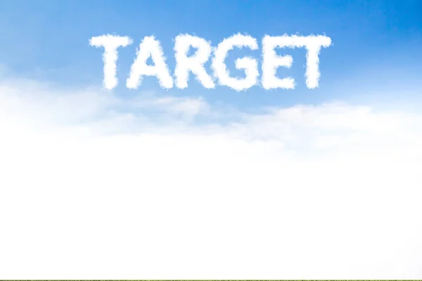 Target Cloud Sky Background — Stock Photo, Image