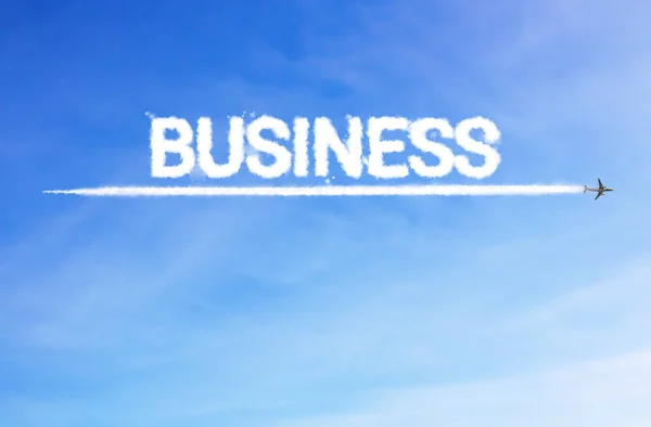 Business Cloud Sullo Sfondo Air Sky — Foto Stock