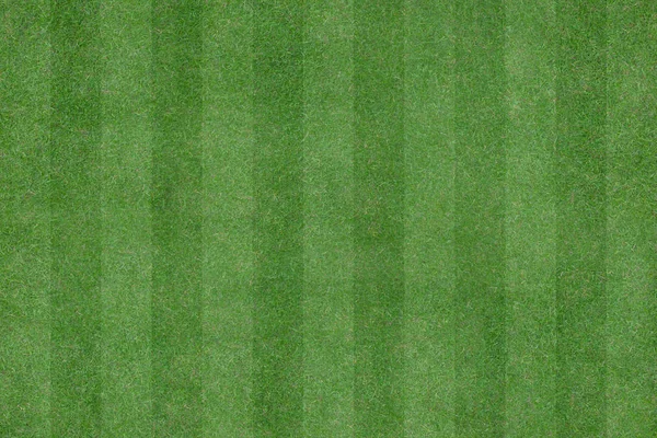 Groen Gras Textuur Achtergrond Van Voetbal Veld Bovenaanzicht — Stockfoto