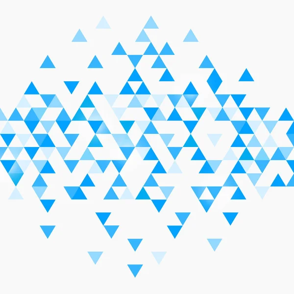 Abstract Triangle Blue Background Vector Illustration — Stock Vector