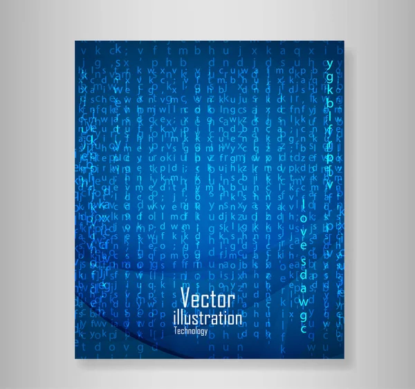 Buch Englischer Code Vektor — Stockvektor