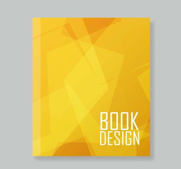 Cover report Abstract Orange background. vector illustration