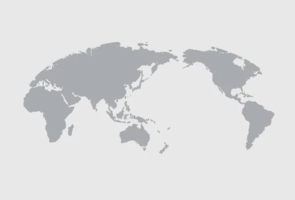 Vektör Vektör Çizim Haritası Dünya — Stok Vektör
