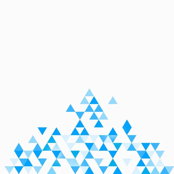 Astratto Triangolo Sfondo Blu Illustrazione Vettoriale — Vettoriale Stock