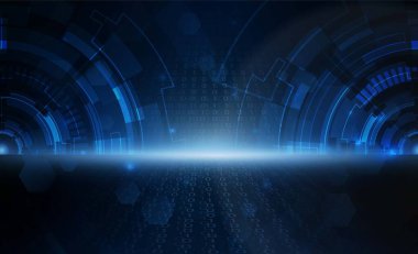 Soyut Aydınlatma teknolojisi arka planı Hitech iletişim konsepti yenilik arka planı